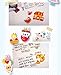 4 Sheets Cute Lovely 3D DIY Decorative Puffy Adhesive Sticker Tape / Kids Craft Scrapbooking Sticker Set for Diary, Album