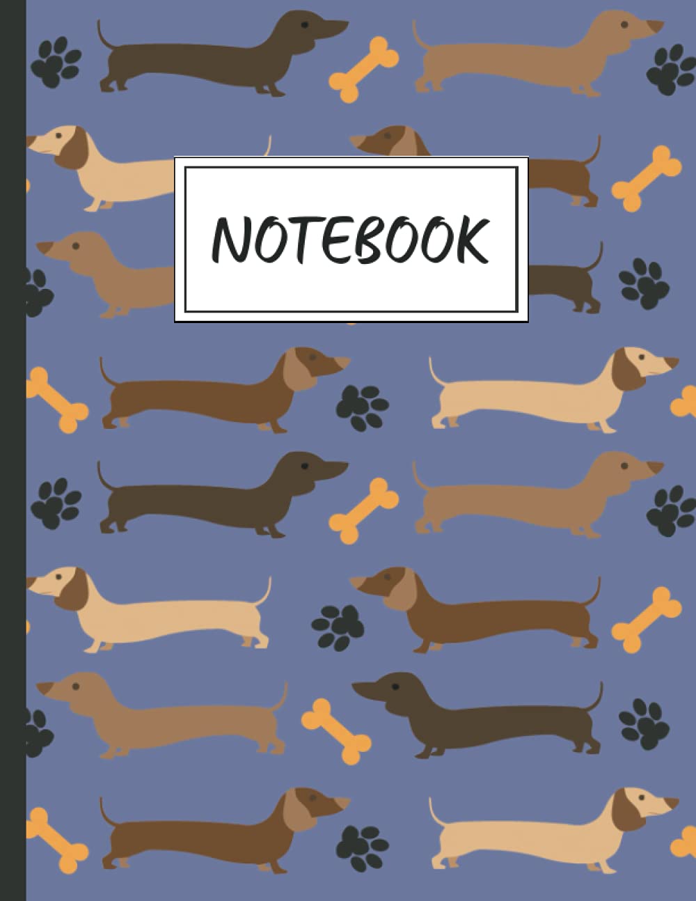 Notebook: Cute Dachshund Dog Lined Notebook - Journal - Composition Notebook, Perfect Gift Idea for Dachshund Lovers.