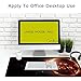 Cmhoo Desk Mouse Pad Large & Gaming Mouse Mat Extended Protector Stickers 35.4 x 15.7 (90x40 huoqiu)