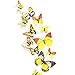 UK 12PCS 3D Yellow Butterfly Stickers Card Making Stickers Wall Stickers 3D Crafts Butterflies