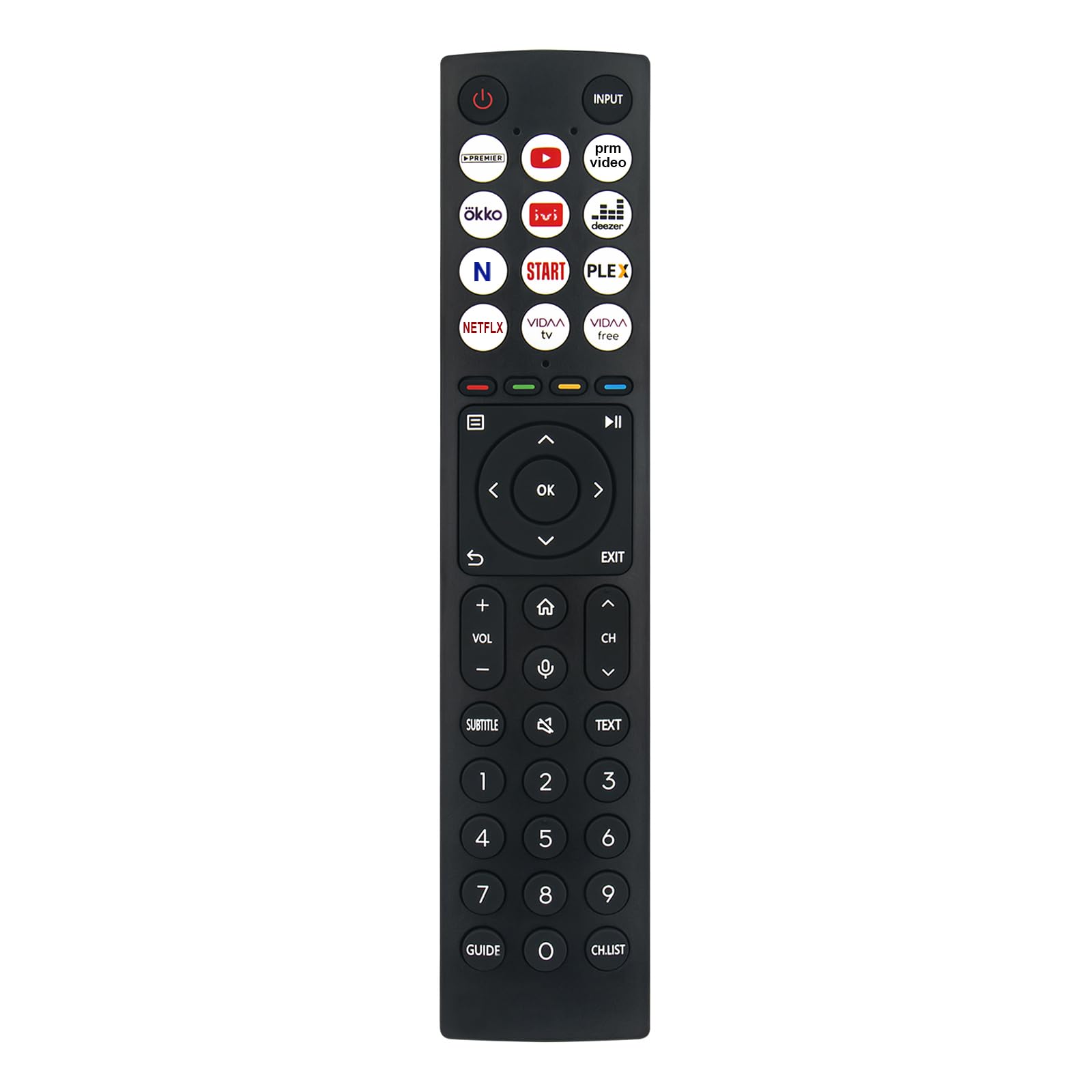 Replace Remote for ﻿HISENSE TV ERF3G86H ERF3G86 ERF3A86 ERF3B86H ERF3C86H ERF3D86H ERF3E86H ERF3F86H ERF3N80H ERF3M80H ERF3F90H 65A96HCH 65A97HCH 65A99HNE 65A9HTUK 65A90HTUK 65A96HTUK 65A97HTUK 65A9H