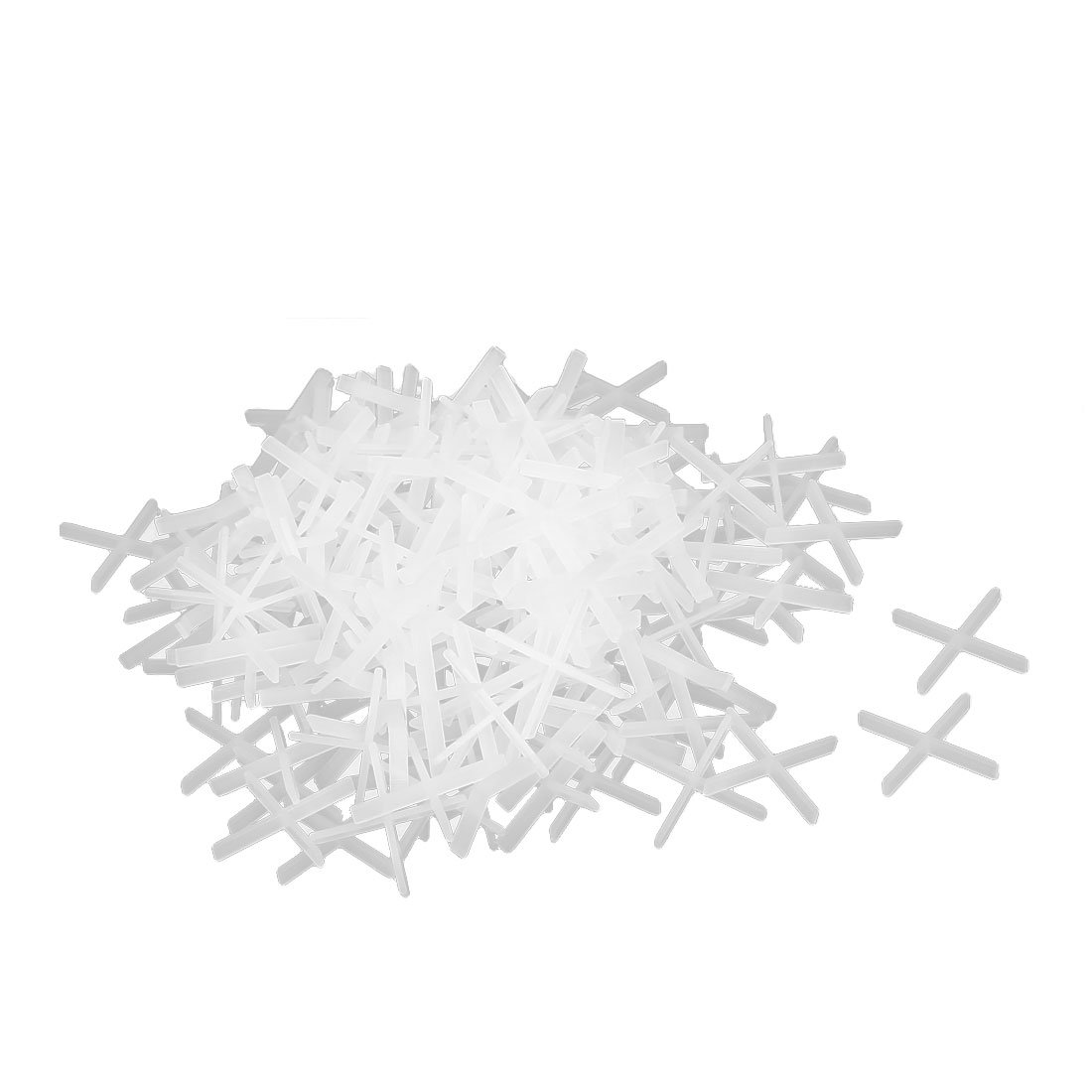 Sourcingmap Wall Floor Tile Plastic Cross Spacer 1mm White 200pcs