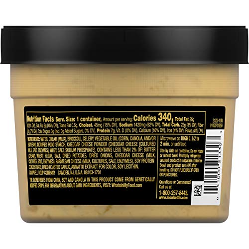 Campbell's Slow Kettle Style Creamy Broccoli Cheddar Bisque, 15.5 Ounce Tub, Pack of 8 - //medicalbooks.filipinodoctors.org
