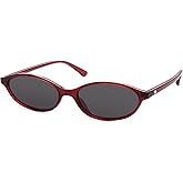 HERJOUR Polarized Retro Oval Sunglasses for Women Men 90s 80s Narrow Cat Eye Sun Glasses Y2K AR82382