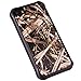 iPhone SE 5 5S Case, True Color Grass Hunter Real HD Tree Camo Emboss Printed Impact Resistant TPU Protective Anti-slip Grip Snap-On Soft Rugged Cover for iPhone 5/5S [True Impact Series] + FREE Stylus and Screen Protector