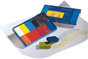 Stockmar Beeswax Crayons, Set of 12 Blocks in Carton
