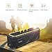 Solar Power Bluetooth Speaker, GRDE Portable Wireless Bluetooth Speaker with 4400mAh Power Bank, 55 Hour Playtime, Dual Driver Speakers with Mic, Superior Stereo Sound with Bass, IPX5 Water Resistance