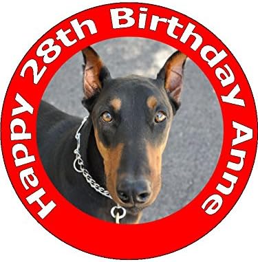 doberman birthday cake
