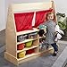 ECR4Kids Birch Hardwood Play Puppet Theater with Flannel Board for Felt Letters, Puppet Theater for Kids with Curtains, GREENGUARD Gold Certified, Puppets for Kids, Kids Shows
