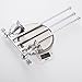 AUSWIND Chrome Crystal Towel Rack 3 Arms 14.17