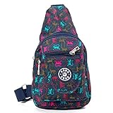 Women Sling Bags Outdoor Sport Crossbody Bag Multi Functional Sling Backpack Rucksack - Monkey