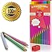 Amerigo Amazing Colored Pencils for Adults and Kids, Free Sharpener, Soft Core, Set of 36
