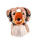 Dog Muzzle/Dog Mouth Cover Quick Fit Breathable Adjustable Soft Silicone Safety Dog Puppy Pet Muzzle Mouth Mask Duck Mouth Shape Pet Mouth Masks, Anti Bite Chew Bark Lick (S, Orange)