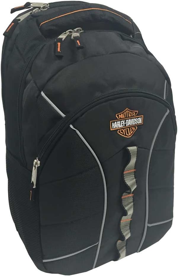 Harley-Davidson Bar & Shield Laptop Backpack, 19.5 x 13.5 in - Gray 99913