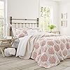 Laura-Ashley-Coral-Coast-Collection-Quilt-Set-Ultra-Soft-All-Season-Bedding-Reversible-Stylish-Coverlet-with-Matching-Shams-King Laura Ashley | Coral Coast Collection | Quilt Set-Ultra Soft All Season Bedding, Reversible Stylish Coverlet with…