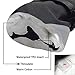 Women Waterproof Windproof Ski Gloves, 3M Thinsulate Snowboard Snowmobile Glove,Black,Large