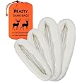 Game Bags Deer & Elk, 4 Pack Big Hunting Meat Bag, Reusable Rolled Breathable Large Quarter Bags for Caribou, Moose, Heavy Du