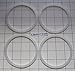 Replacement Gasket Compatible With Nutri Bullet 4  Pack after Market Part (White)