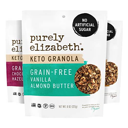 purely elizabeth Granola Keto Variety Pack, Vanilla Almond Butter