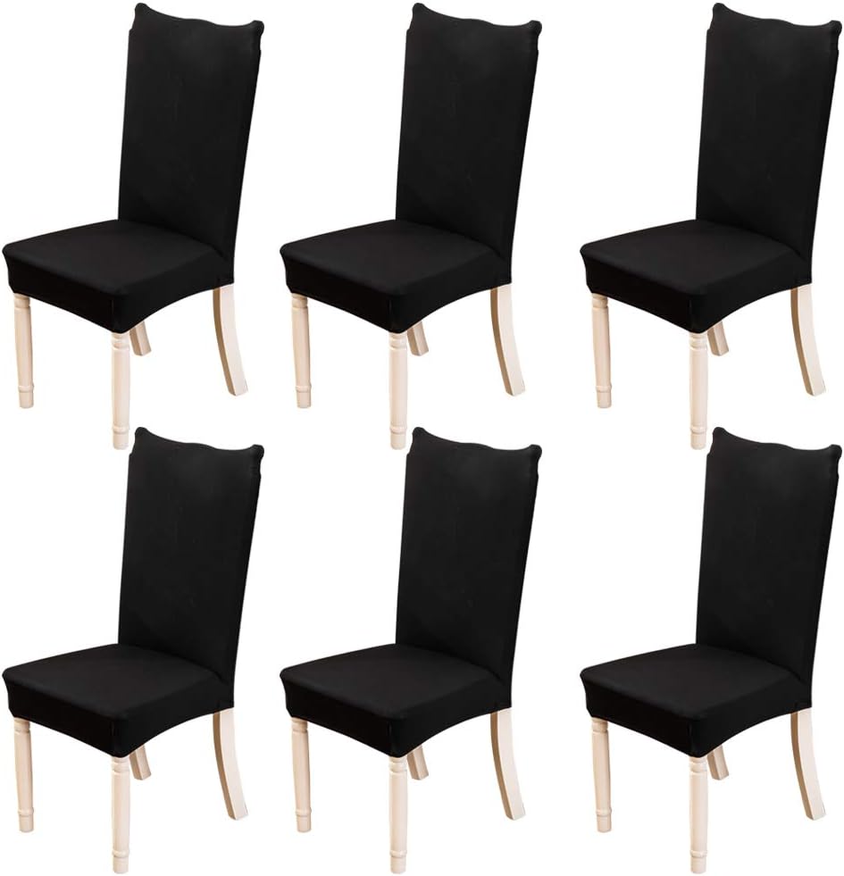 Best black dining chair covers set of 6