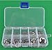 120Pcs 304 Stainless Steel E-Clip Retaining Circlip Assortment Kit 1.5mm to 10mm