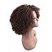 Miss Rola Synthetic Afro Curly Wig Soft Silk Kanekalon Fiber For Black Women Short Kinky Hair Natural Black Color 11