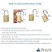 TR-LIFE Lock 384T Solid Brass Set-Your-Own Combination Padlock with 1-1/2-Inch Wide Body, 1/4-Inch Shackle Diameter