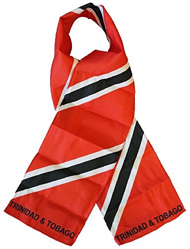 Trinidad Tobago Country Lightweight Flag Printed Knitted Style Scarf 8