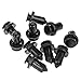 PartsSquare 20pcs 10mm Car Retainer Clips Auto Body Push Type Replacement for Engine Heat Rocker Panel Splash Air Dam Retainer Clips