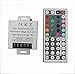 JOYLIT 44 Keys IR Remote Control Replacement,DC 12-24V 30A RGB LED Controller for 3528 5050 LED Strip Light Project