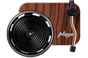 GOGOLIN Car Air Freshener, Phonograph Record Player Design Turntable Diffuser
