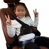 DZT1968Â® Child Car Safety Belt Cover Seat Adjuster Device Protector Seat Belt Positioner (Black)