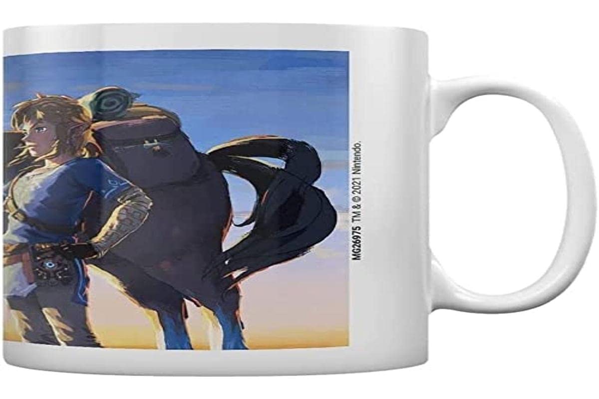 The Legend of Zelda Breath of The Wild Mug (Horse Design) 11oz Ceramic Mug - Official Merchandise