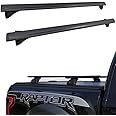 ROSY PIXEL 2 Pcs Roof Rack Cross Bars for Truck Bed, Adjustable Truck Bed Racks Bars Work with Retractable Tonneau Covers