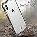 JULES.V iPhone X Shockproof Case, iPhone X Protective Case, Anti-scratch Hybrid Case with Air Cushions Impact Resistant Shock Absorption Cover for Apple iPhone X Case Clear, 5.8 Inch (BLACK)