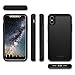 TORU CX PRO for iPhone Xs/iPhone X Case Wallet | Protective Shockproof Heavy Duty Cover with Hidden Card Holder & Card Slot | Plastic Mirror Included - Black