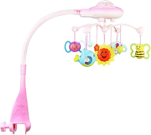 Toyvian Móvil Musical de Cuna con Juguete de Animales Proyector de ...