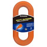 Epicord 16/3 Outdoor Extension Cord Heavy Duty Extension Cord 3 Conductor (100Feet)