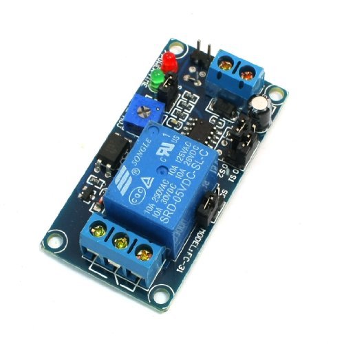 Water & Wood SRD-05VDC-SL-C NO Triggered Time Timer Delay Power Relay Module 5V DC