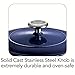 Tramontina Enameled Cast Iron Covered Dutch Oven Gradated Cobalt (3.5-Quart), 80131/074DS