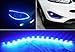 YITAMOTOR 20x 12V Car Motorcycle 30CM 15SMD LED Waterproof Flexible Ultra Blue Light Strip