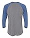 Next Level Unisex Triblend 3/4-Sleeve Raglan M VINT RYL/ PR HTR