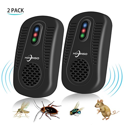 Ultrasonic pest control repeller 2 pack electronic mice…