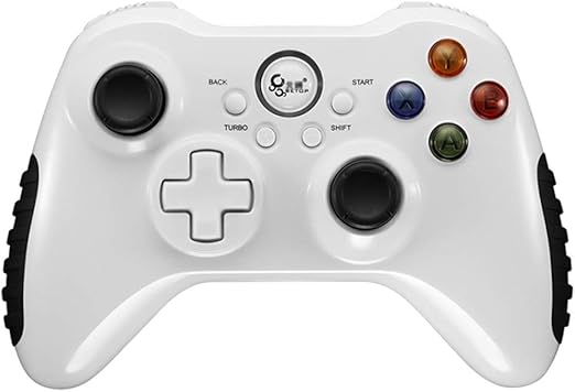 Amazon Co Jp ゲームパッドゲームコントローラコンピュータusbアダプタ家庭用マルチプレイヤーゲームアクセサリコンピュータコントローラ ゲーム機 Color 白 Size 15 6 10 2 6cm ホーム キッチン