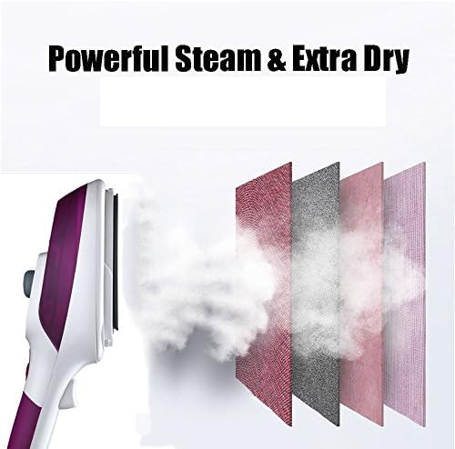 FUZADEL Portable Clothes Steamer and Iron for home/Travel, Handheld Garment Travel Steam Press for Clothes, Bedding, Fabric, Odor removing, Dust mites, Bed bugs (Red)