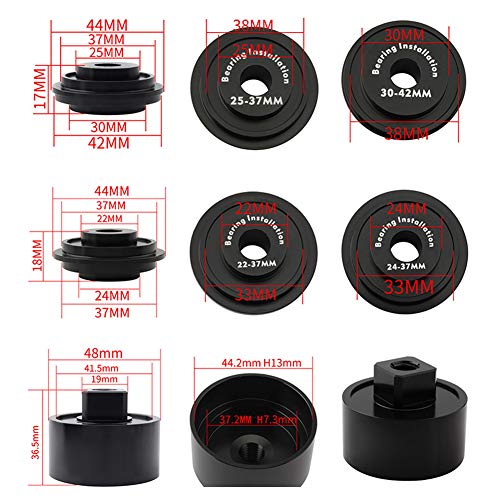 Ownsig Bike Bicycle Bottom Bracket Installation Tool, Bike Headset or BB Cup Press Install and Remover Tool