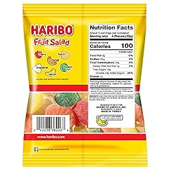 HARIBO Gummi Candy, Fruit Salad, 5 oz. Bag