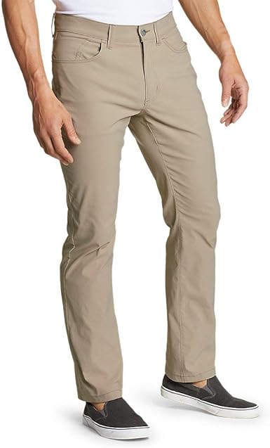 Amazon.com: Eddie Bauer Men's Horizon Guide Five-Pocket Pants ...
