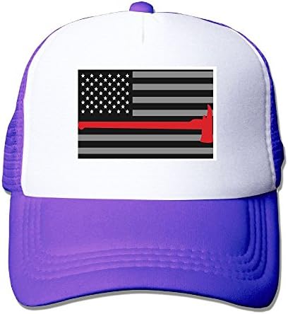 Chion Unisex Mesh Hat Big Black American Flag Baseball Caps Grid Hat Adjustable Trucker Cap Headwear Bandanas
