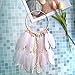 OFNMY Handmade Feathers Dream Catcher Pink Kids 6.3
